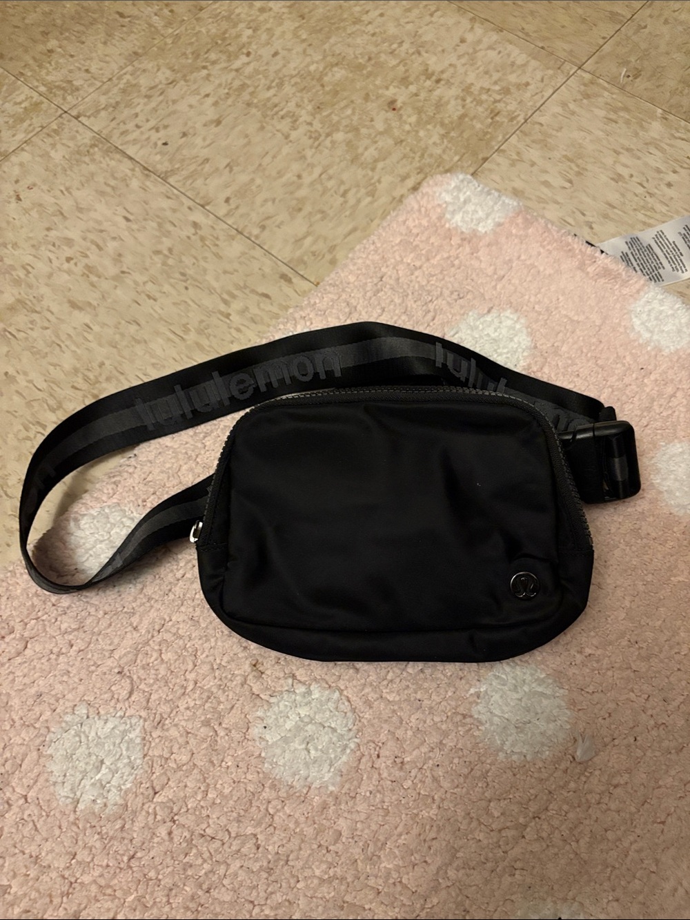 lululemon athletica Black Crossbody Belt Bag